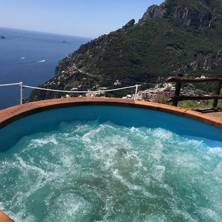 Villa La Tagliata Spectacular Jacuzzi Tub Amazing View And Private Parking Garage Positano Exterior foto