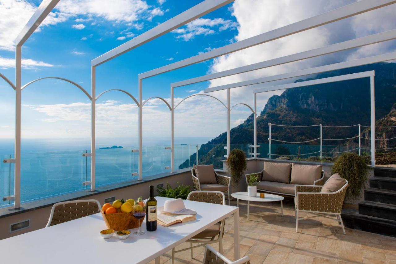 Villa La Tagliata Spectacular Jacuzzi Tub Amazing View And Private Parking Garage Positano Exterior foto