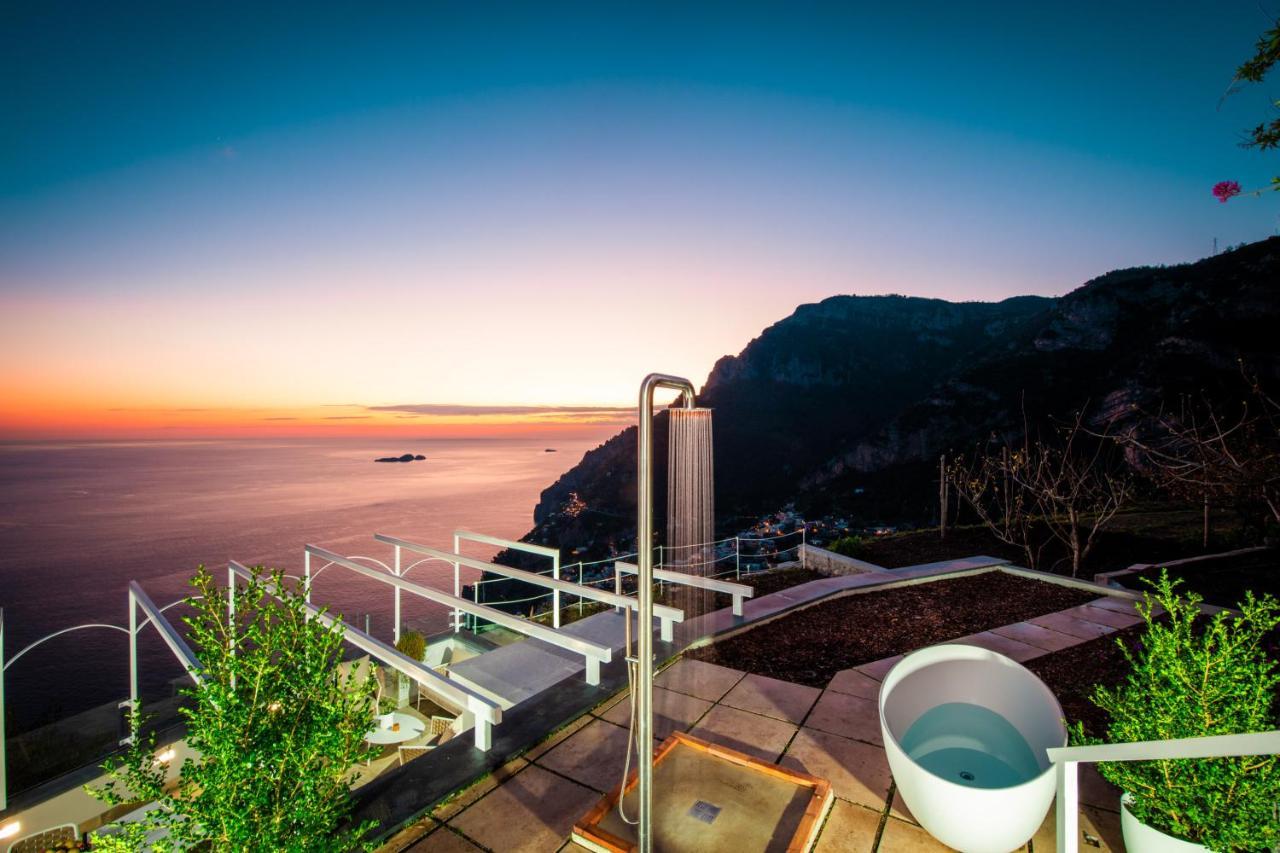 Villa La Tagliata Spectacular Jacuzzi Tub Amazing View And Private Parking Garage Positano Exterior foto