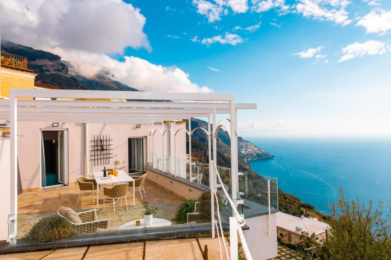 Villa La Tagliata Spectacular Jacuzzi Tub Amazing View And Private Parking Garage Positano Exterior foto